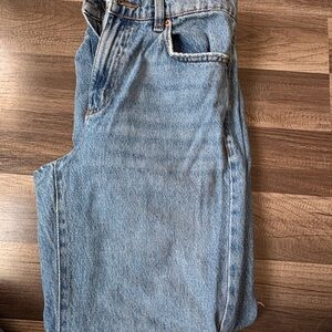 Garage Light Blue Straight Jeans